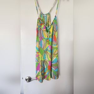 Trina Turk - New Deco Palms Short Dress Cover Up M
